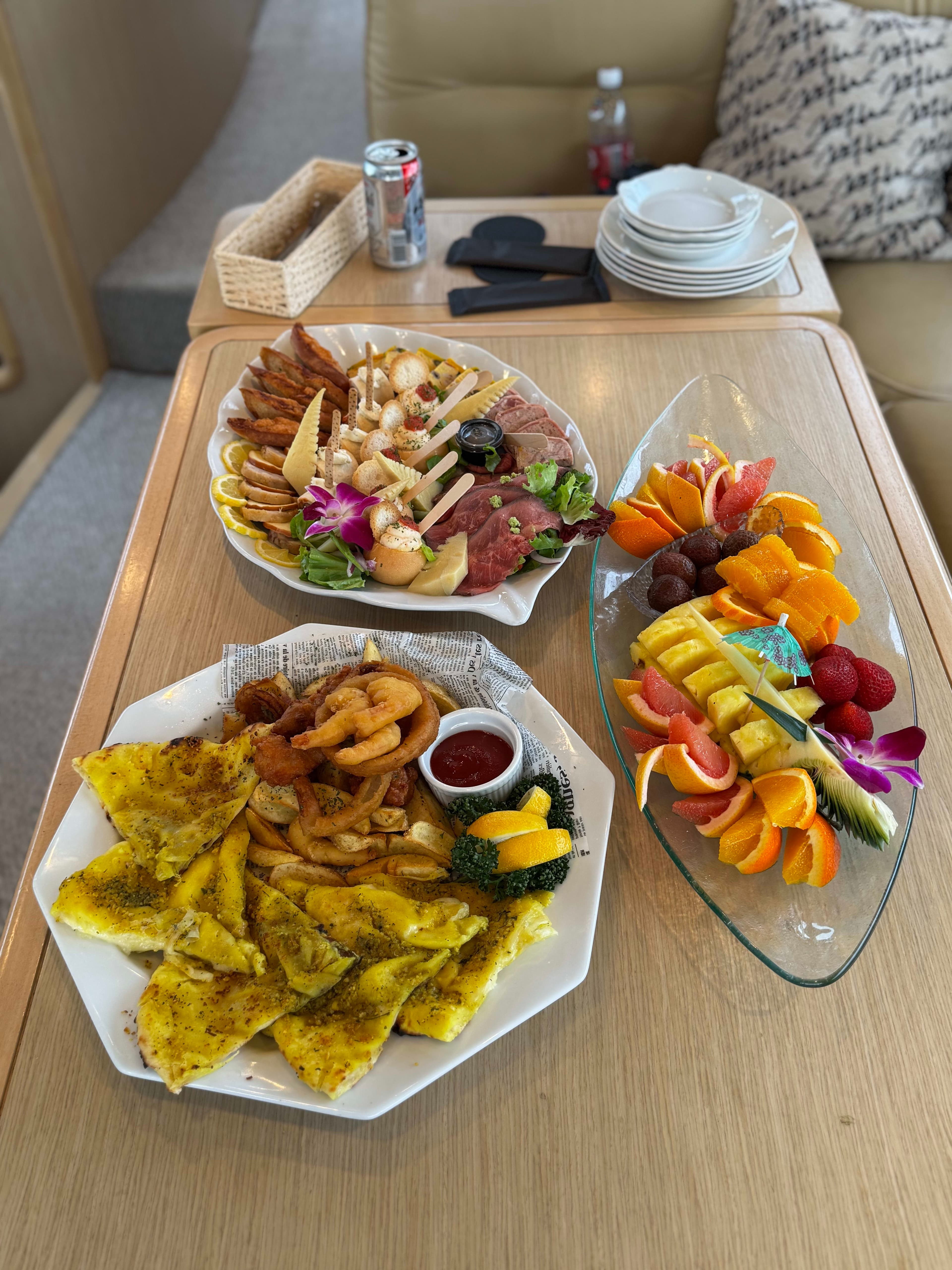 Yacht charter celebration and guest experience